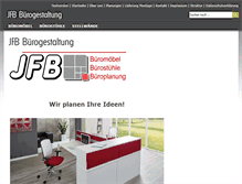 Tablet Screenshot of jfb-buerogestaltung.de